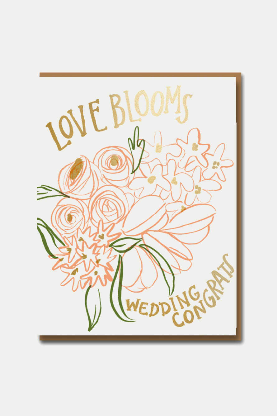 1973 Love Blooms Card