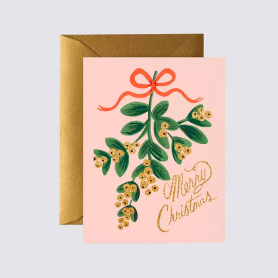 Rifle Paper Co. Mistletoe Christmas Cards - Set Of 8