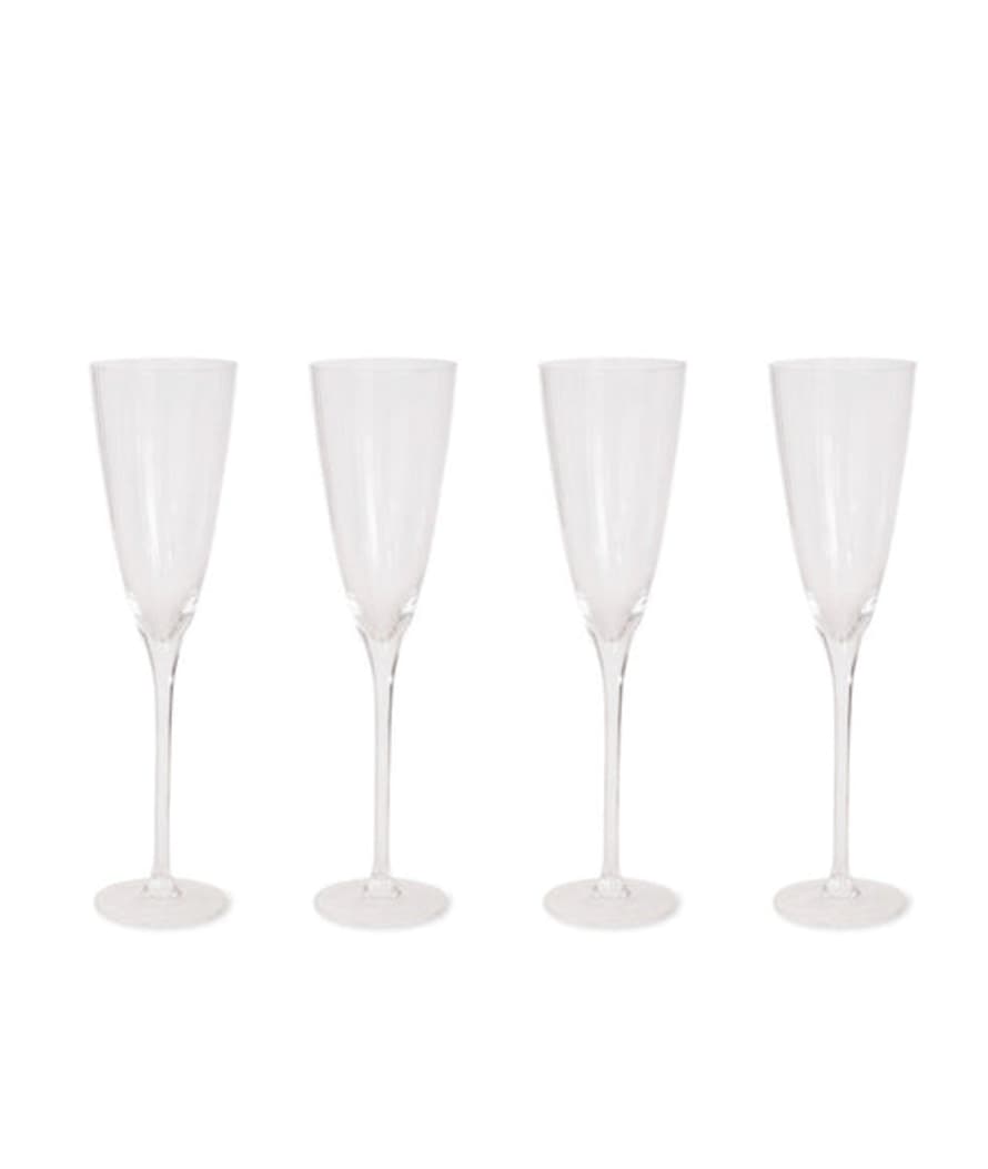 Garden Trading - Set Of 4 Champagne Flutes