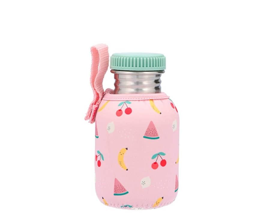 Tutete 350ml Steel Bottle with Fruits Print Cover
