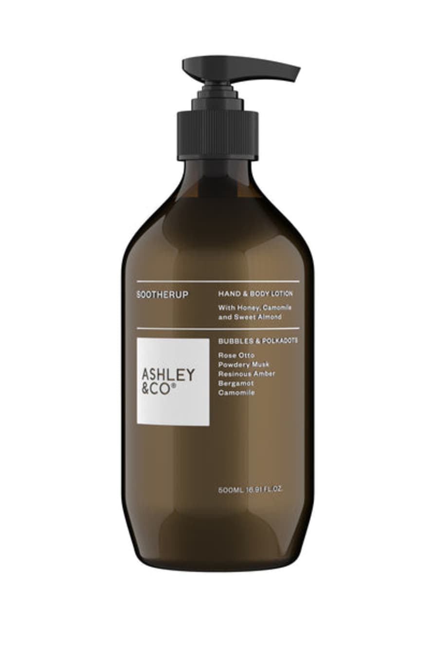 Ashley & Co Bubbles & Polkadots Sootherup, Hand & Body Lotion 