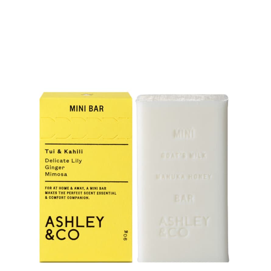 Ashley & Co Tui & Kahili Mini Bar, Cleansing Soap Bar 