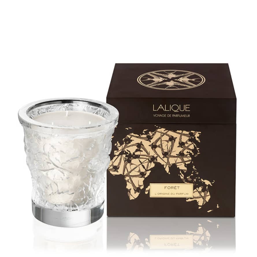 Lalique Forest Crystal Candle