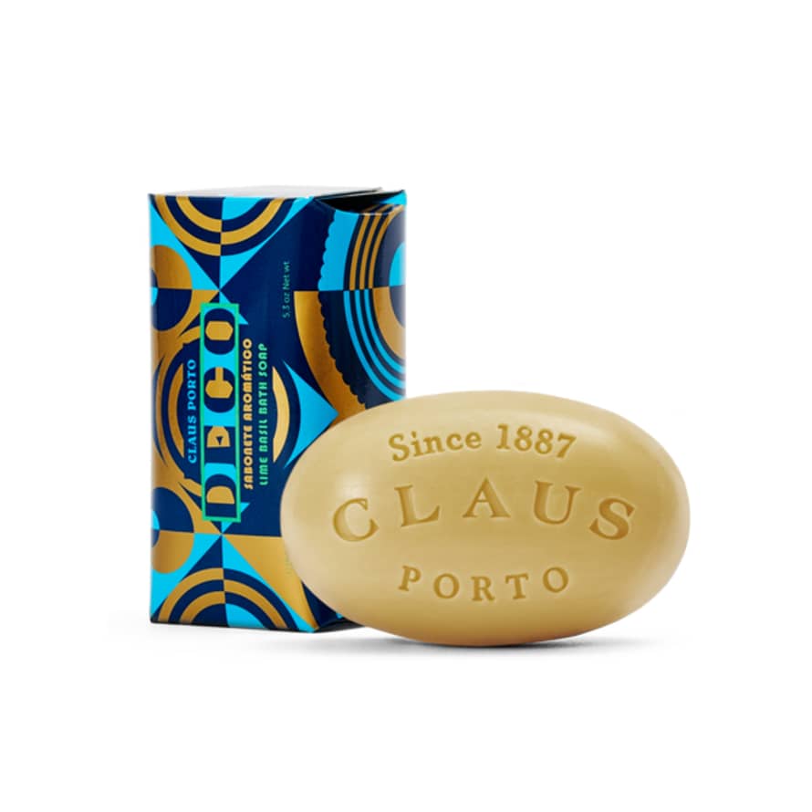 Claus Porto Deco Lime Basil Soap 