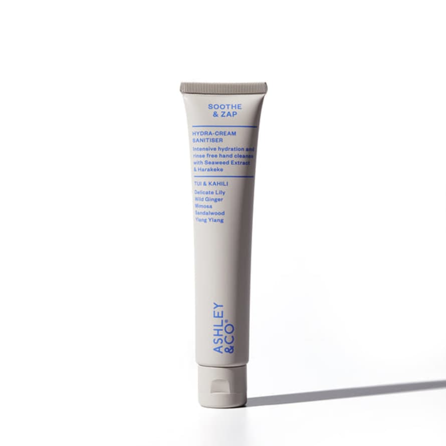 Ashley & Co Tui and Kahili Soothe and Zap Sanitising Hand Cream 