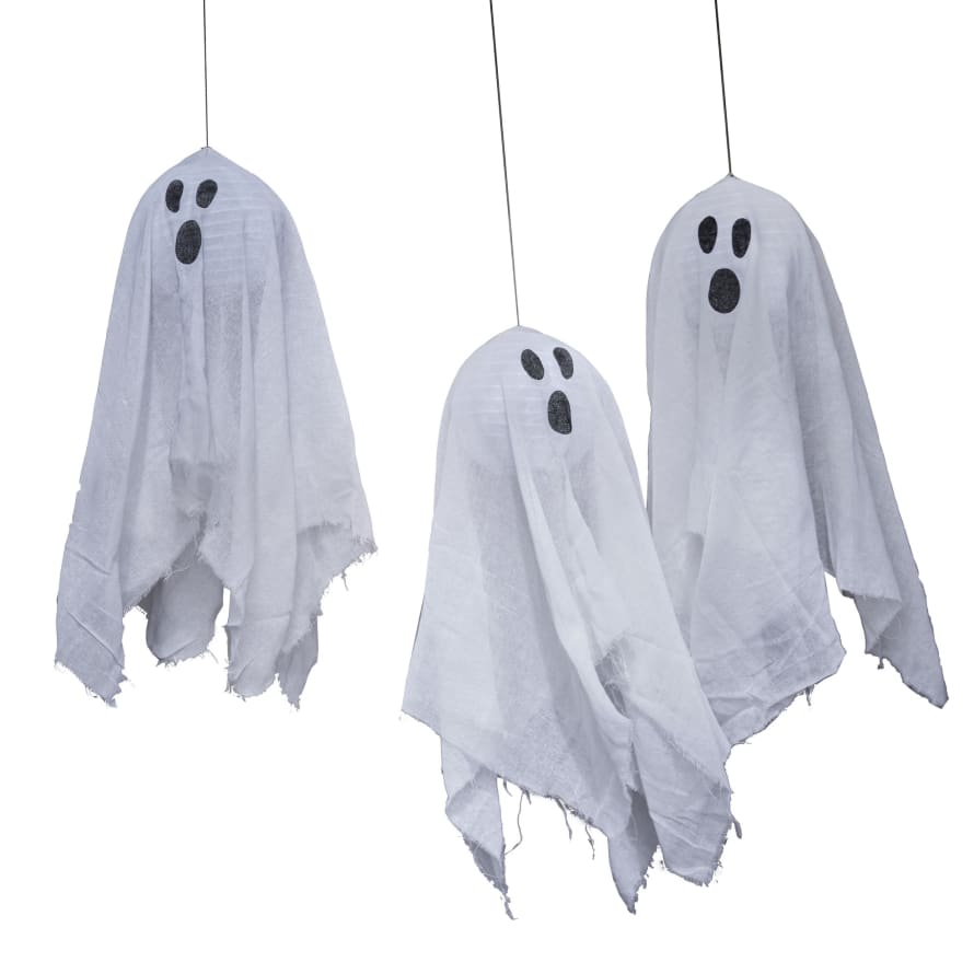 Ginger Ray Hanging Halloween Ghost Decorations