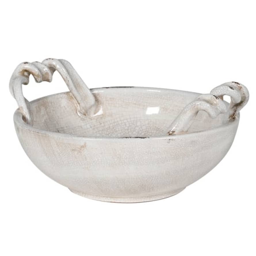 Coach House Off White Ceramic Bowl