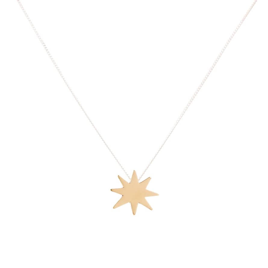 lima-lima Brass Star Necklace