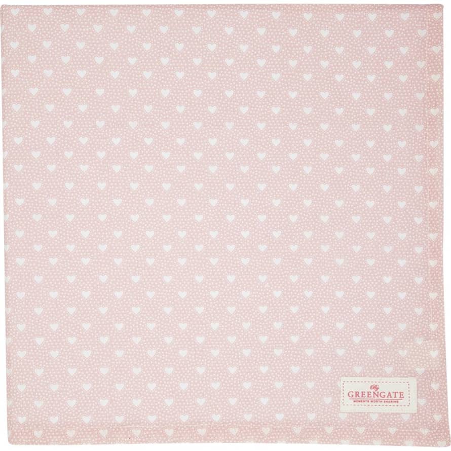 Green Gate 150 x 150cm Pale Pink Penny Tablecloth