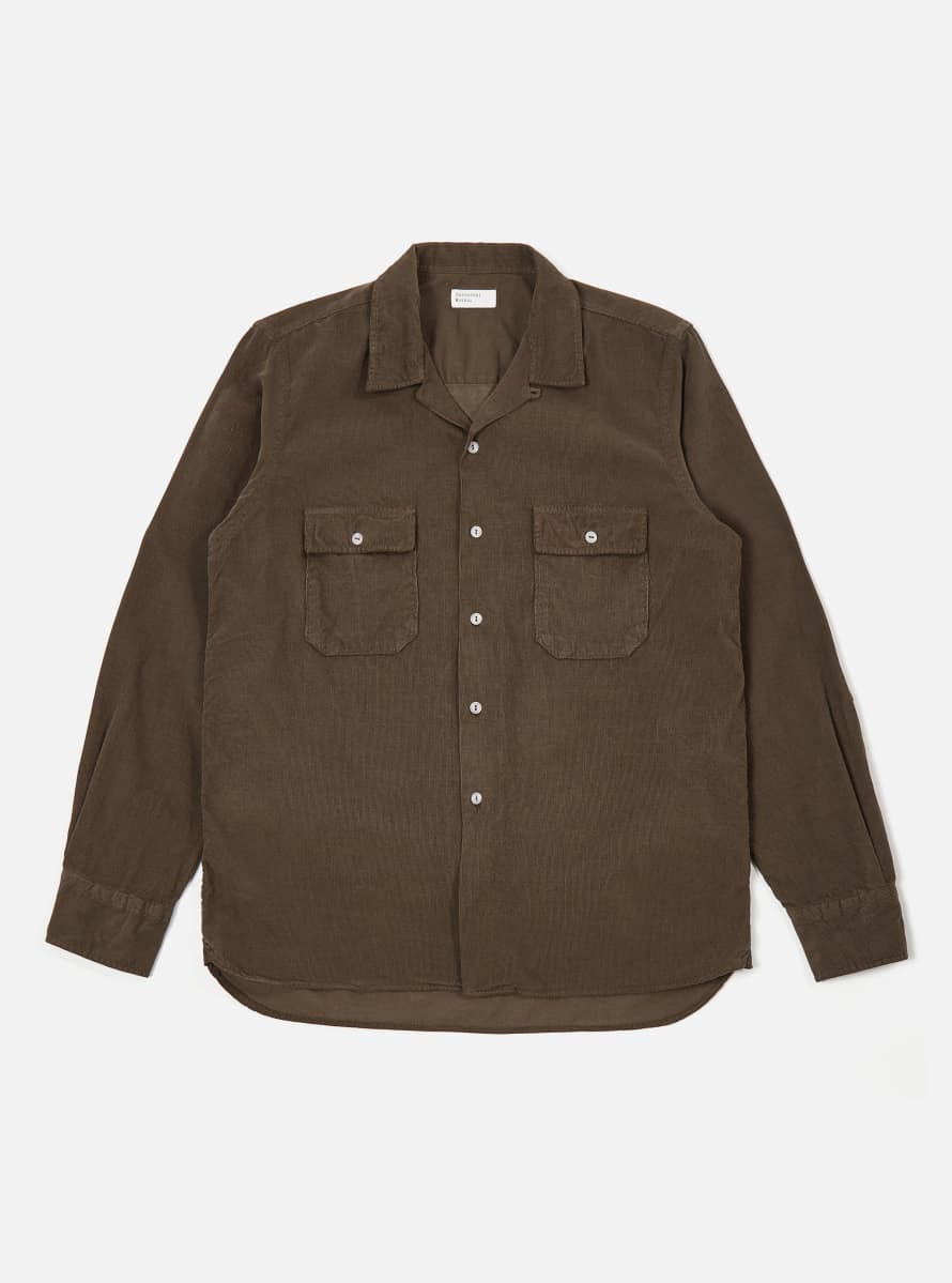 Universal Works Worker Shirt - Brown Cord