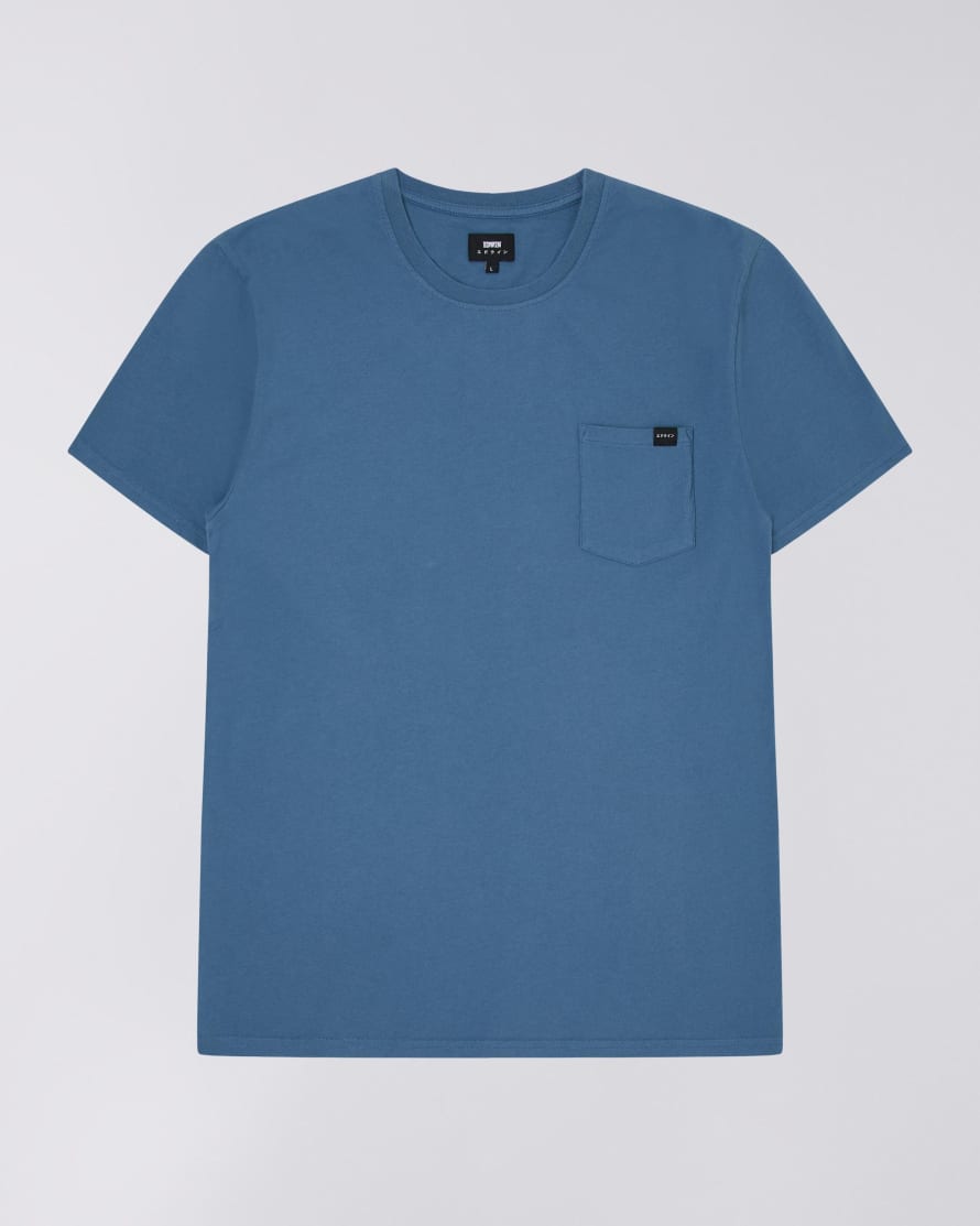 Edwin Pocket T-Shirt - Bering Sea