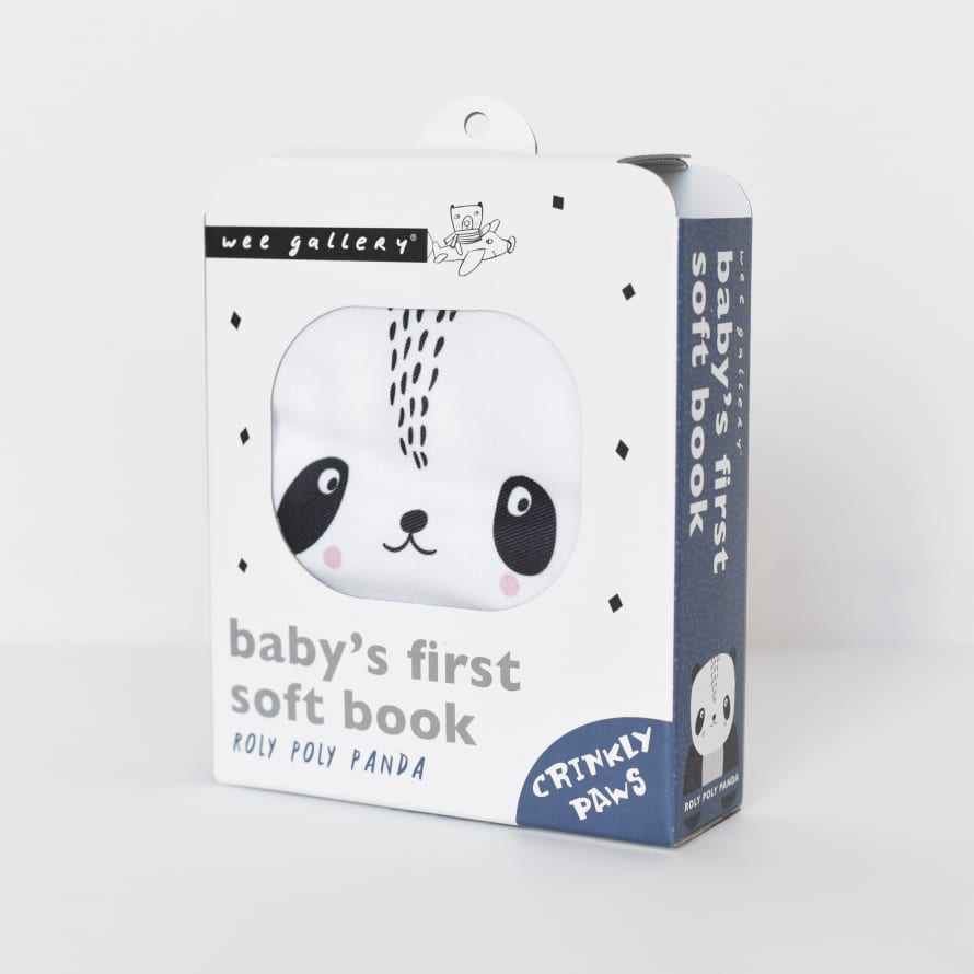 Wee Gallery Soft Cloth Book - Roly Poly Panda