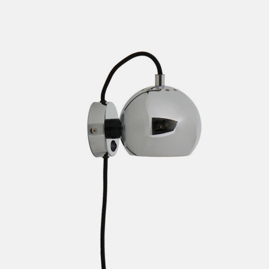 Frandsen  Wall Lamp Ball - Glossy Chrome