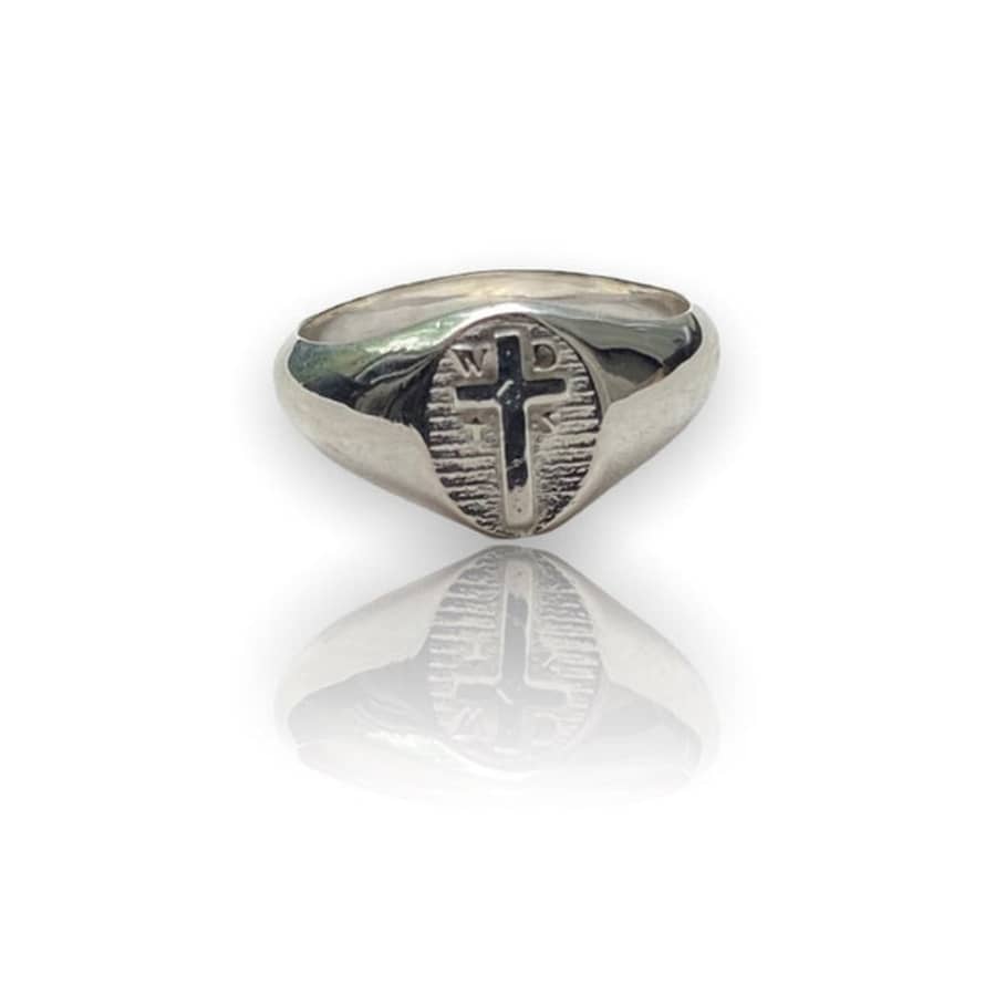 WDTS - Window Dressing the Soul 925 Silver Signet Ring With Detail