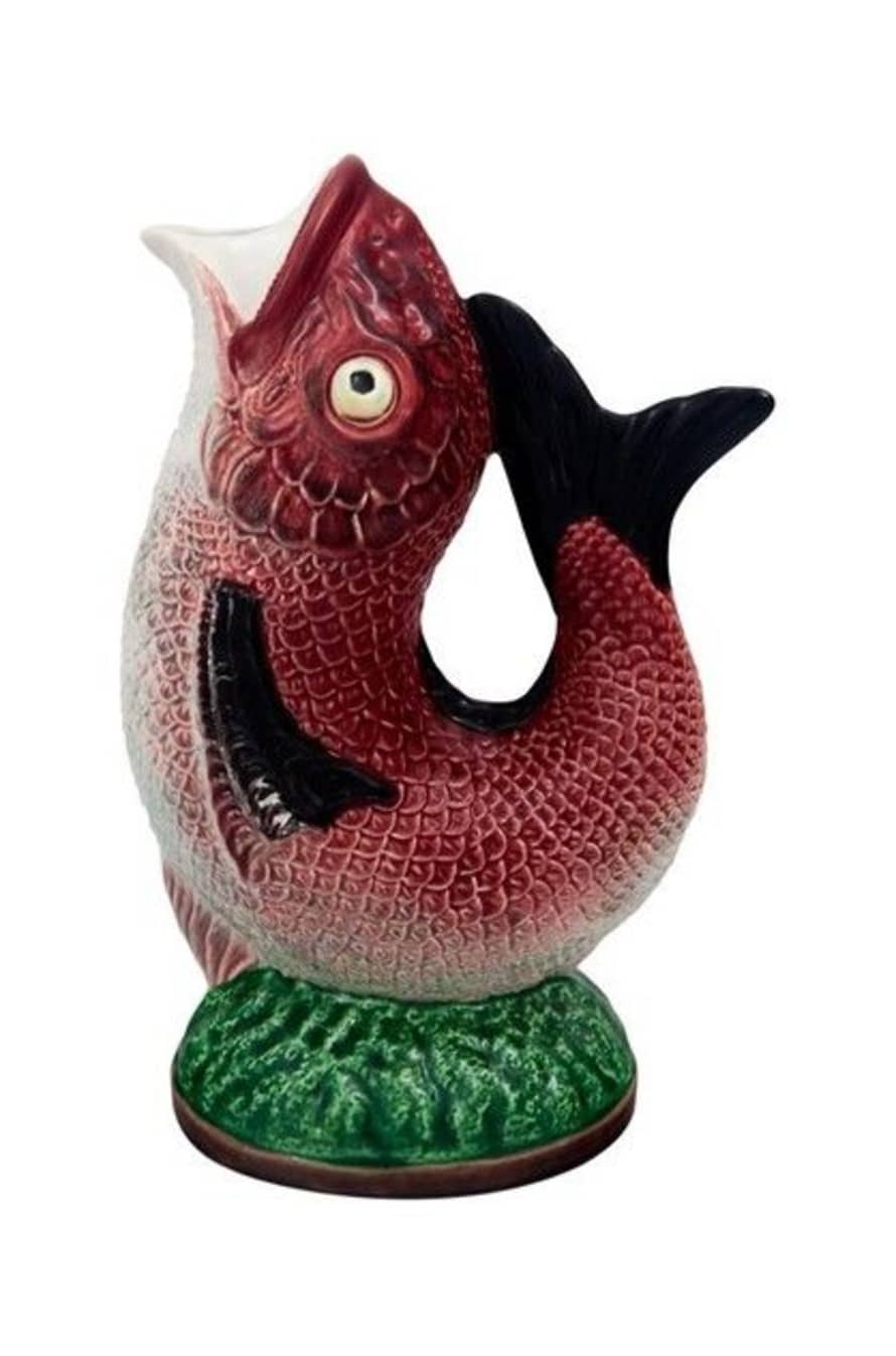 Bordallo Pinheiro Ceramic Fish Jug 1 L