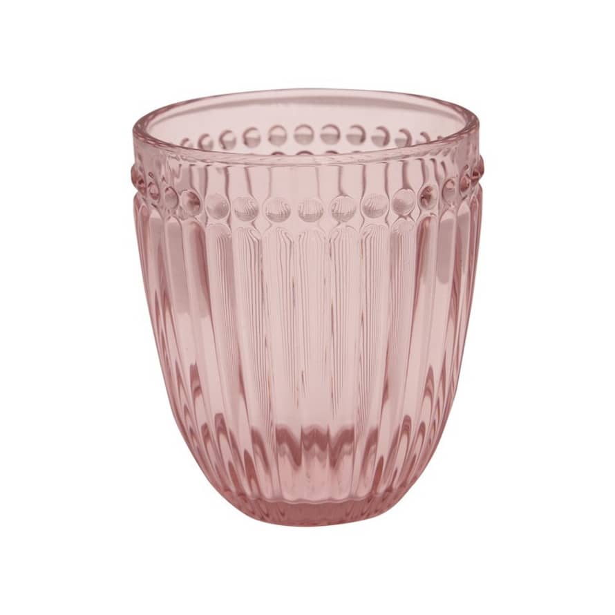 Green Gate Water Glass Alice Pale Pink - Set 6