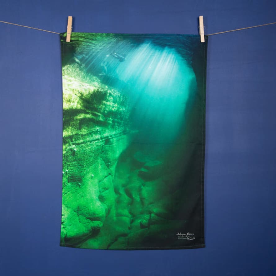 Alison Moore The Magical Cave Tea Towel