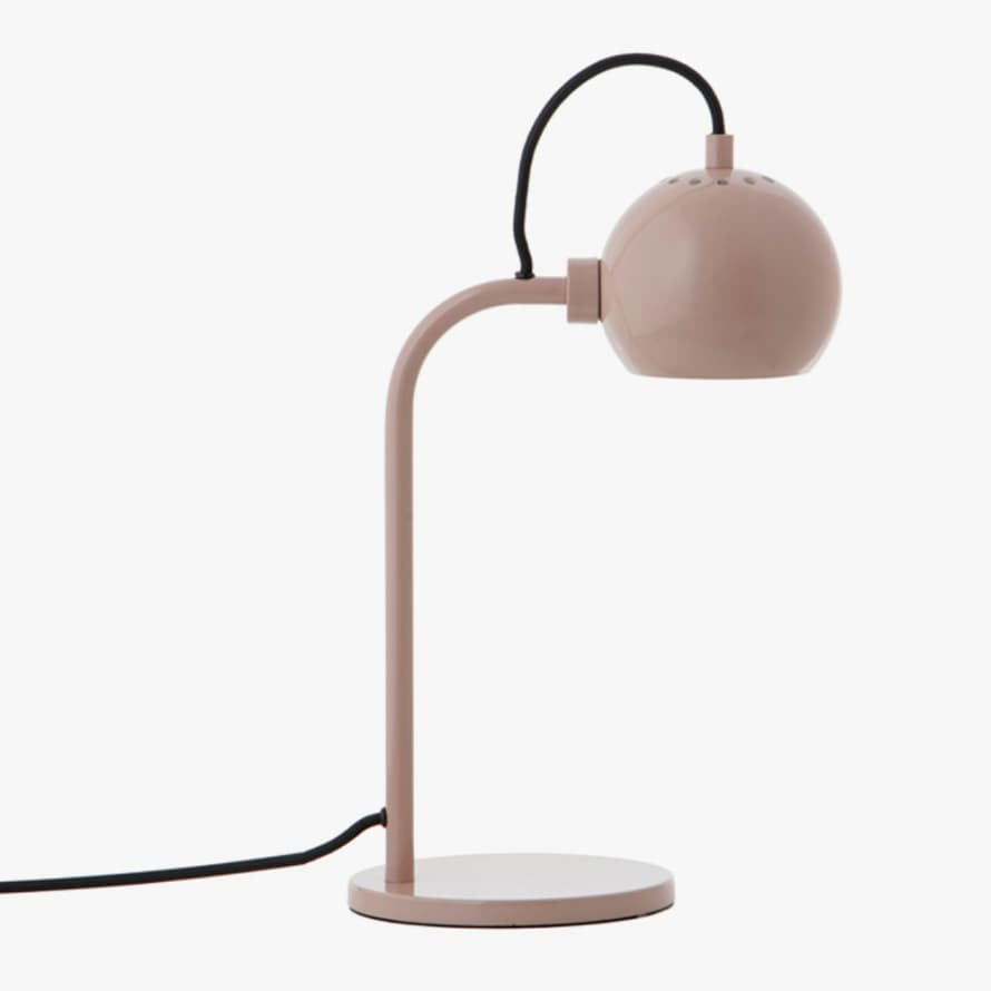 Frandsen Ball Single Table Lamp - Glossy Nude