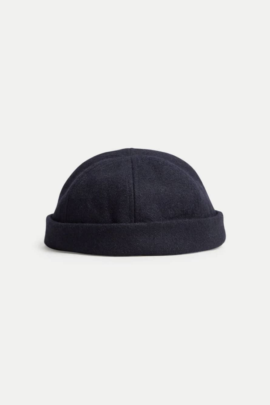 BHODE Midnight Navy Dock Worker Wool Hat