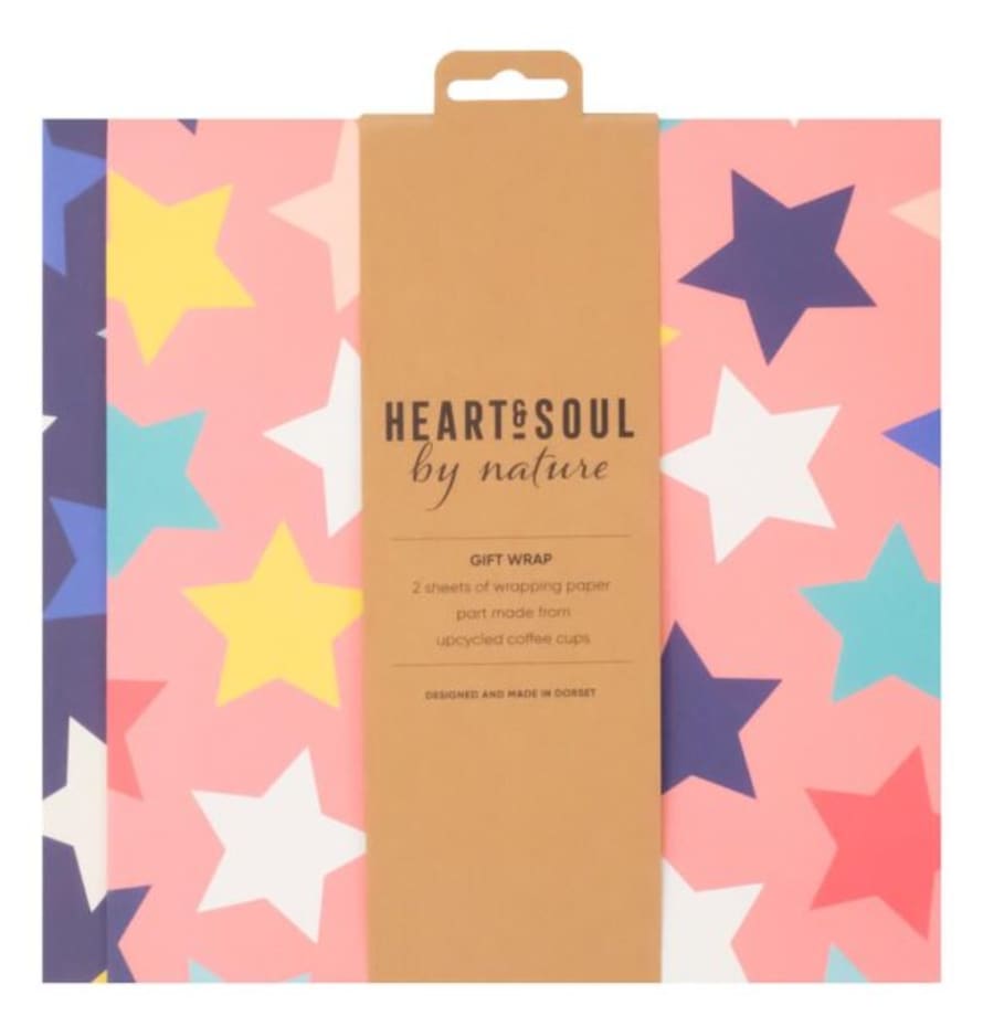 Heart & Soul Studio Stars Gift Wrap