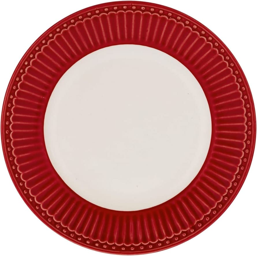 Green Gate Plate Alice Red Small