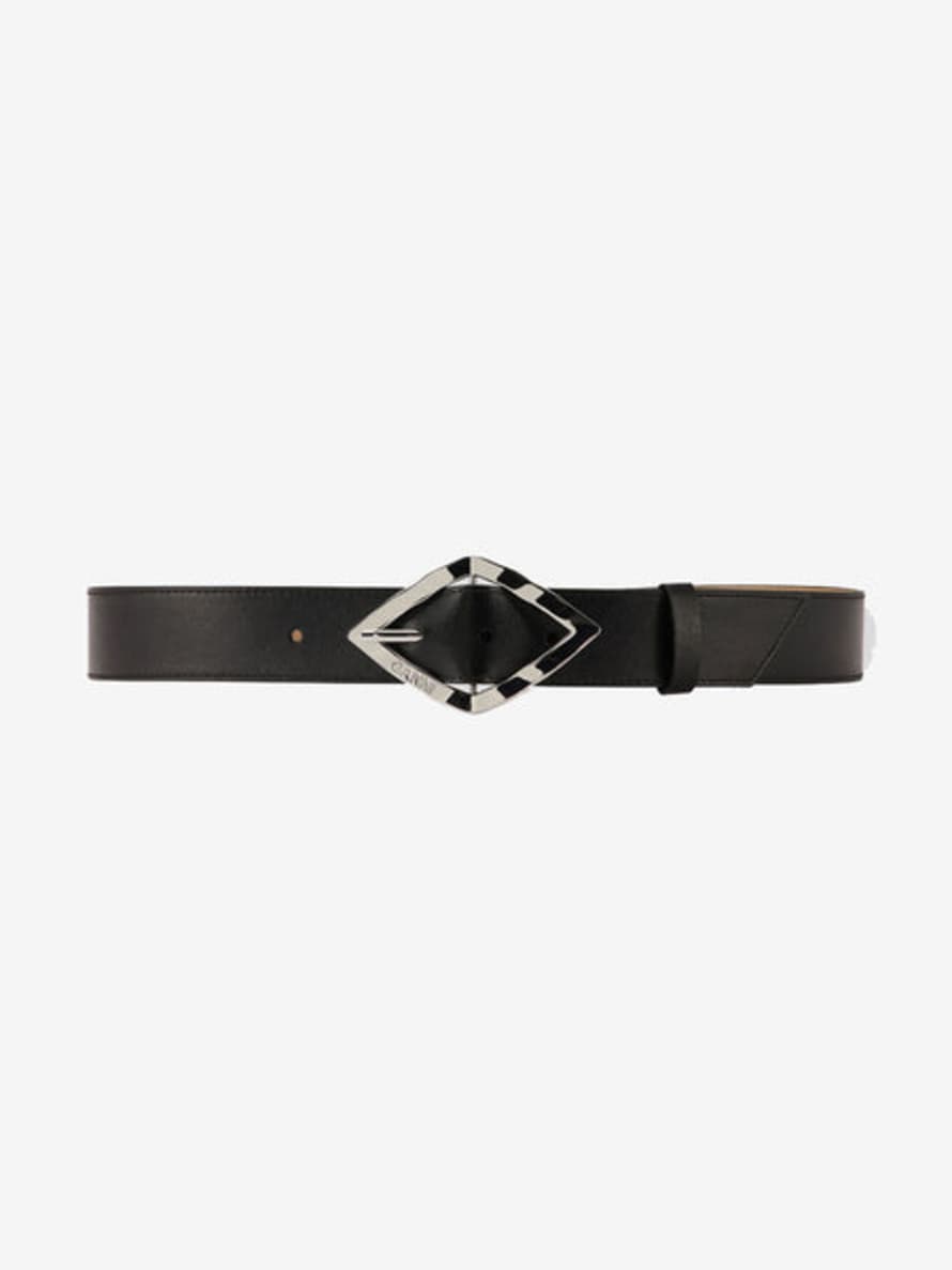 Ganni Diamond Belt - Black