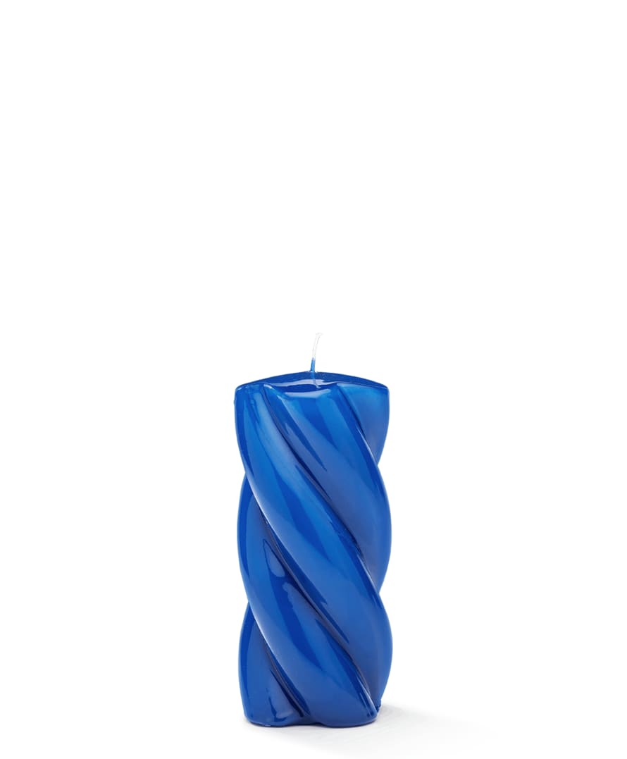 Anna + Nina Blunt Twisted Candle Long Blue
