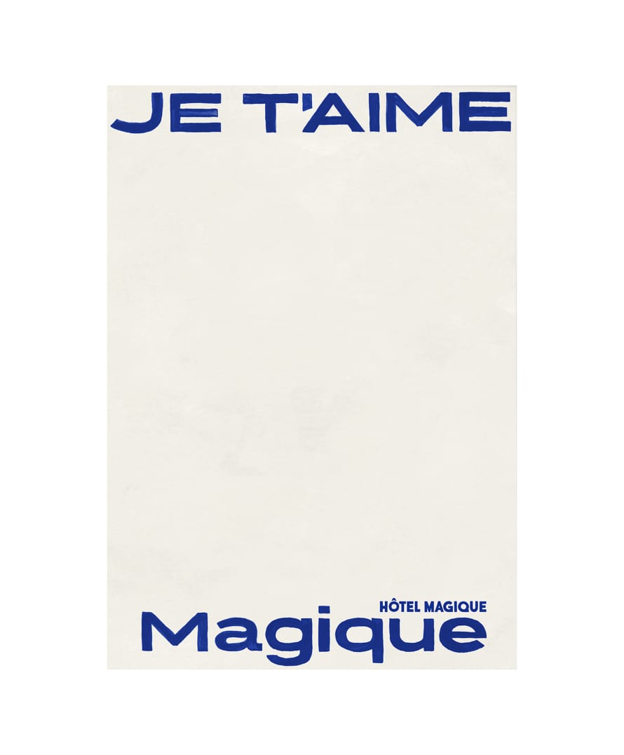 Hotel Magique Je T'aime Magique Print