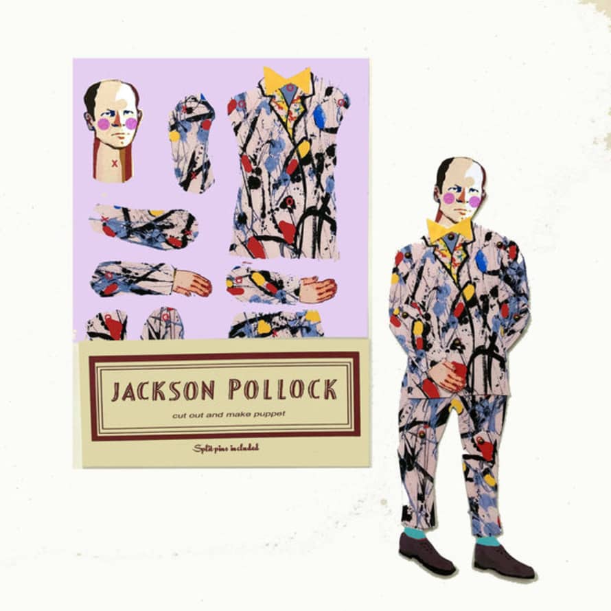 wini-tapp Jackson Pollock Cut & Make Puppet