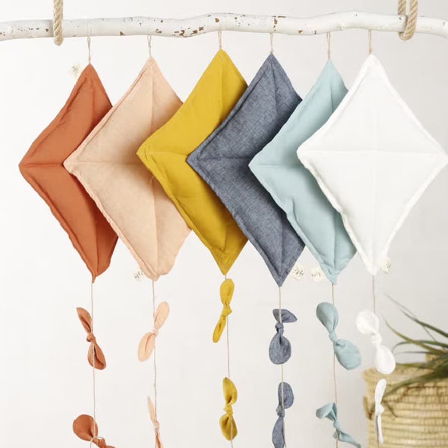 TUSKcollection Handmade Fabric Kite Decoration Colours Available
