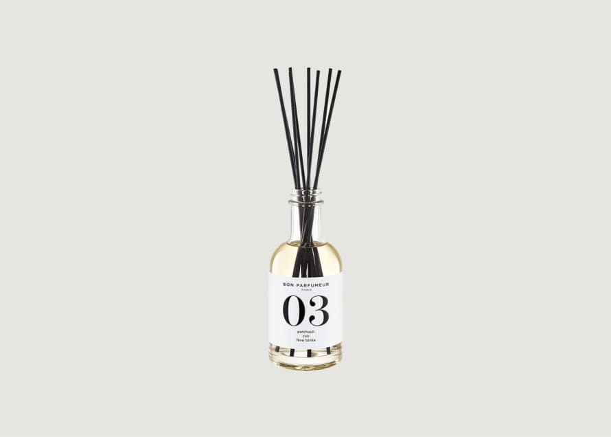 Bon Parfumeur Home Fragrance Diffuser 03: Patchouli, Leather, Tonka Bean