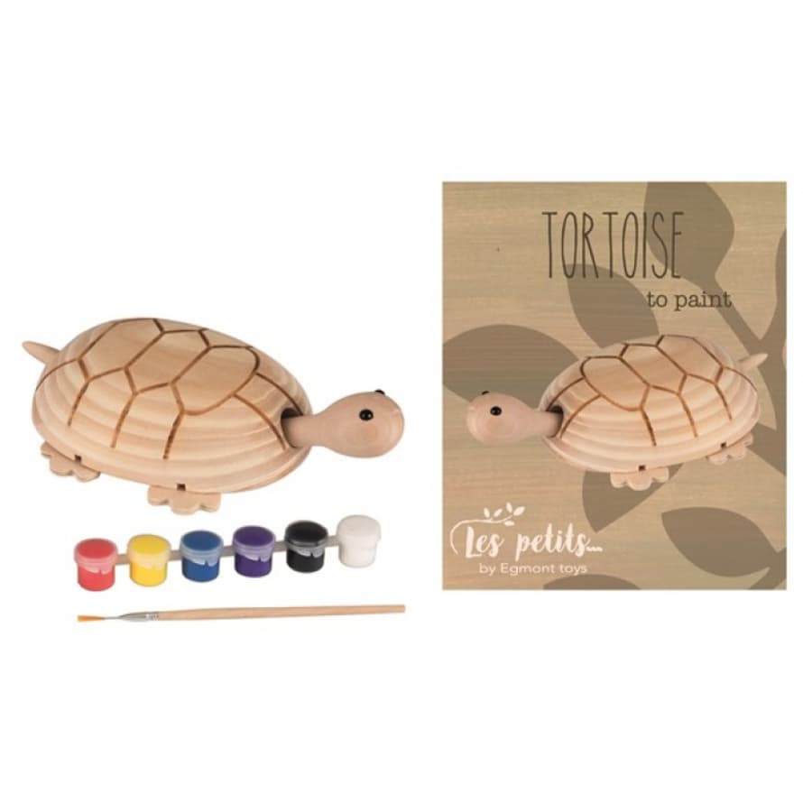 Egmont Toys Wooden Turtle To Paint Kit