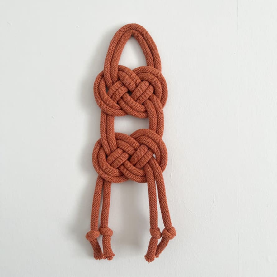 Knottinger Knot Wall Hanging - Terracotta