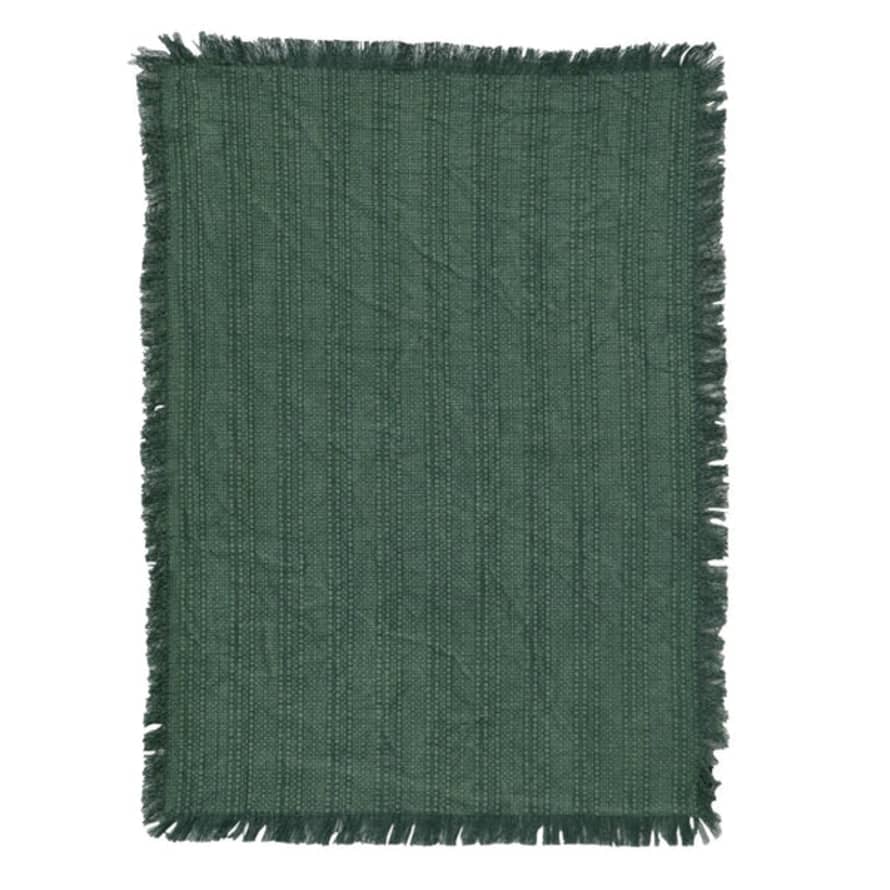Limelight Home Textiles Ribbed Tea Towel - Moss Green