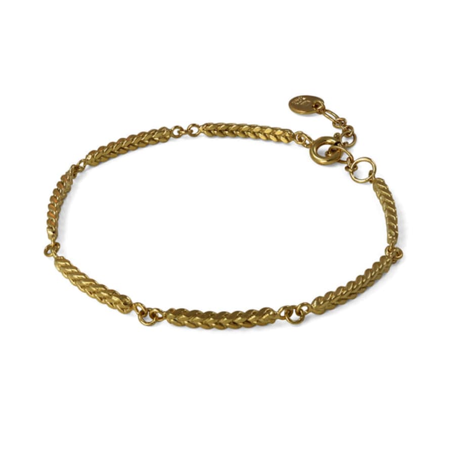 Cara Tonkin Demeter Bar Link Bracelet Gold By