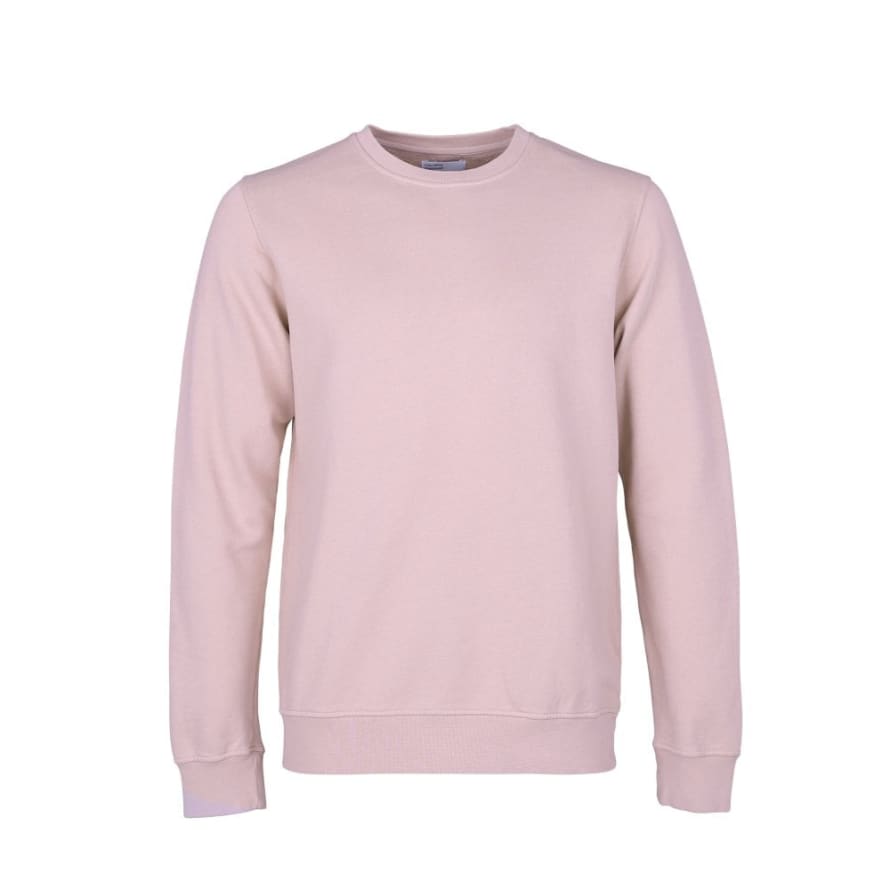 Colorful Standard Organic Cotton Crew Neck Sweatshirt Faded Pink Cs1005