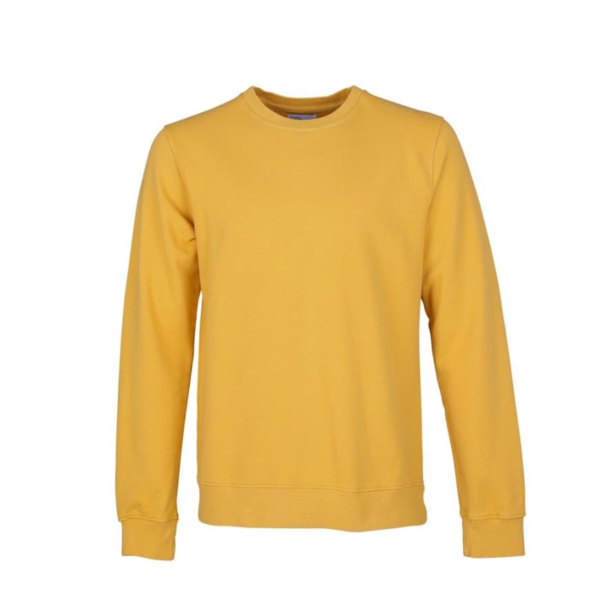 Colorful Standard Organic Cotton Crew Neck Sweatshirt Burned Yellow CS1005