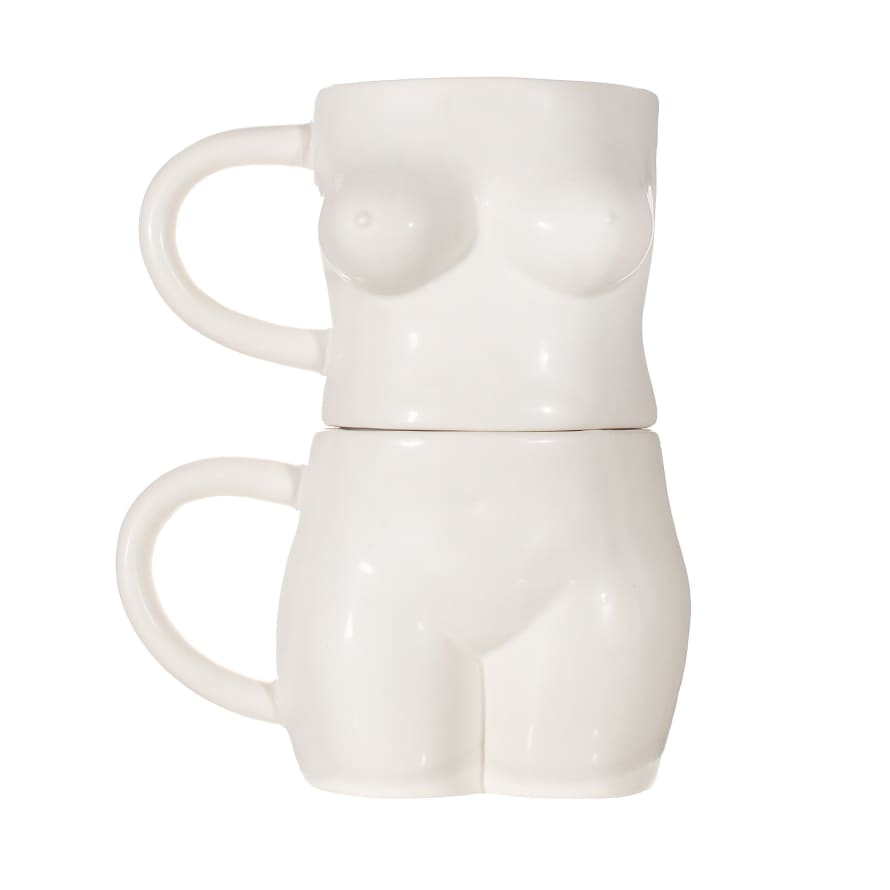 Sass & Belle  Stacking Female Form Mugs