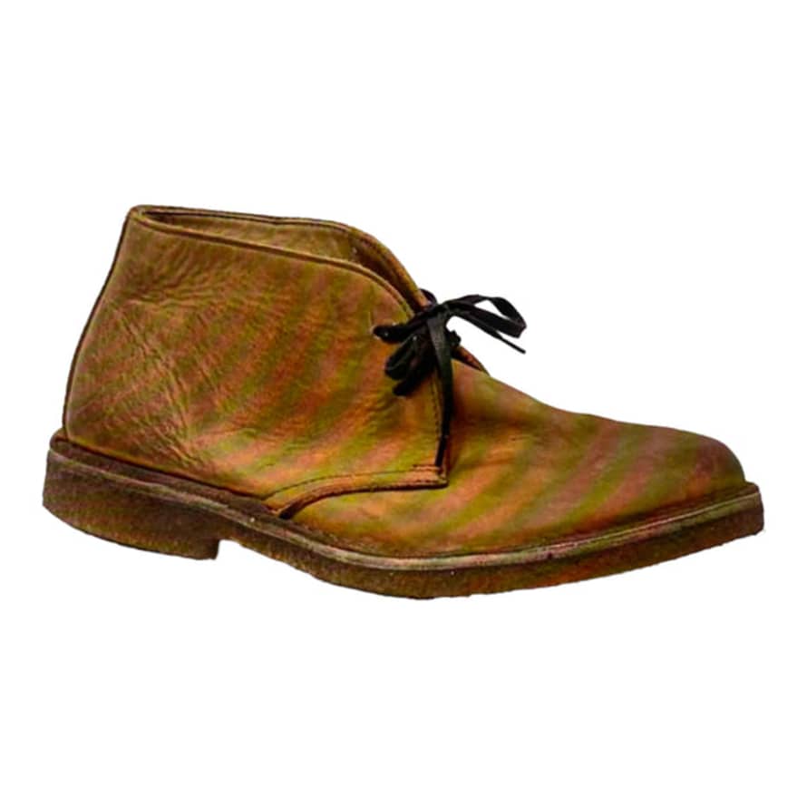 Astorflex Greenflex Desert Boot Plain Leather Used - Dark Chestnut