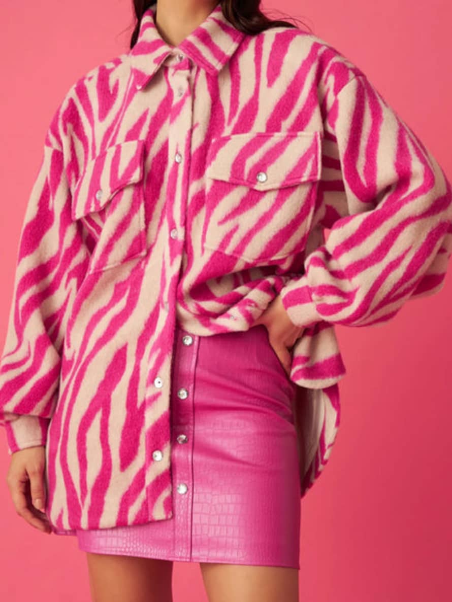 Cras Porter Jacket - Pink Zebra