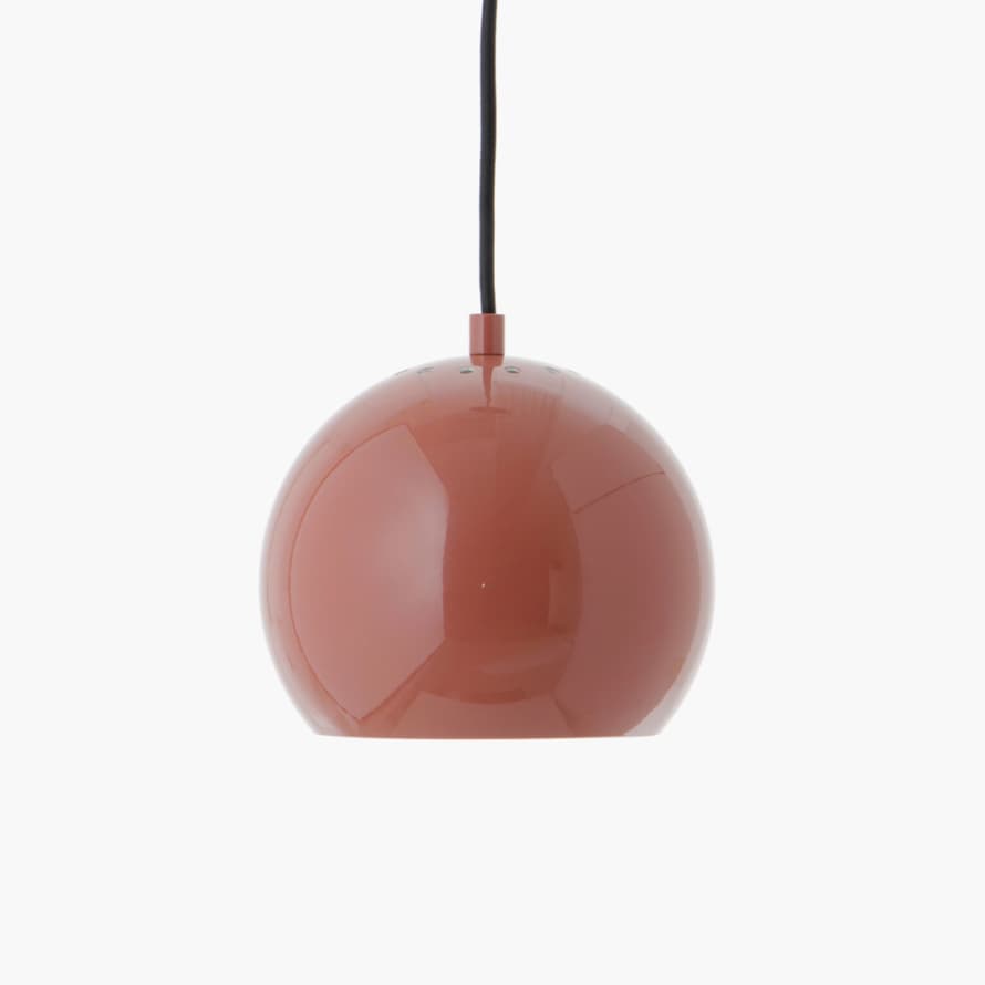 Frandsen Lamp Ball 18 cm Pendant - Glossy Red