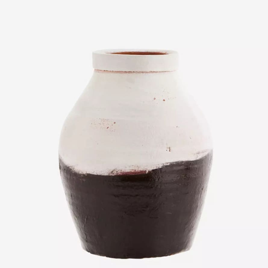 Madam Stoltz Earthenware Vase 16x20cm