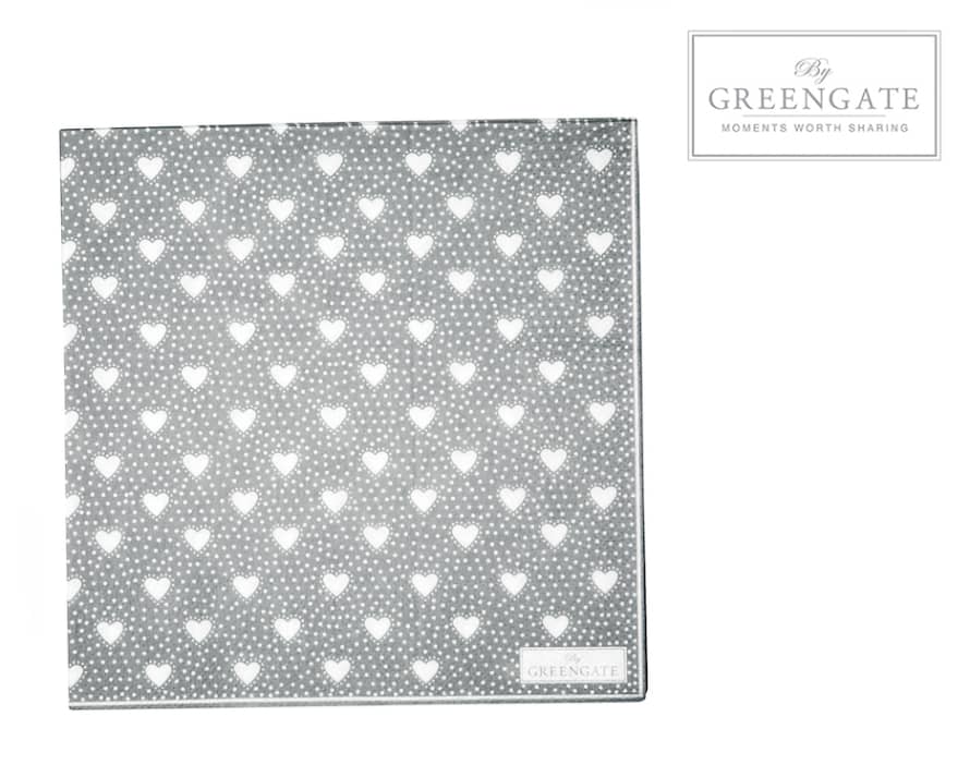 Green Gate Paper Napkin Penny Grey, Large,