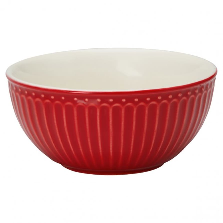 Green Gate Cereal Bowl Alice Red
