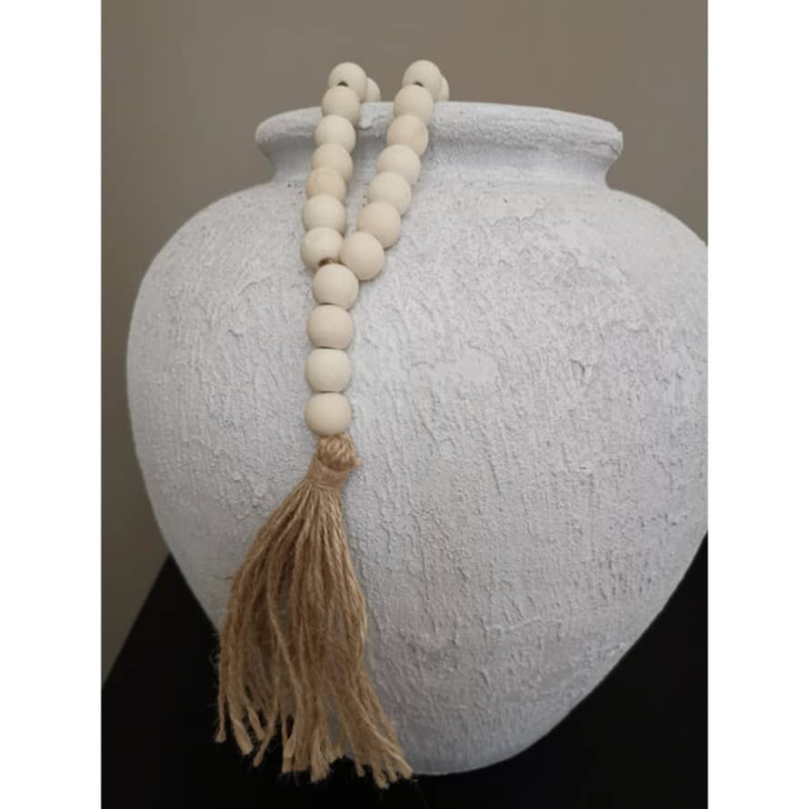 The Find Store Decorative Boho Natural Beads With Tassel