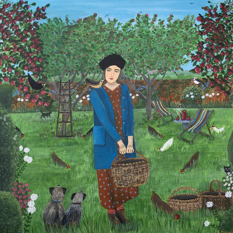 Marcella Cooper In The Orchard Giclee Print