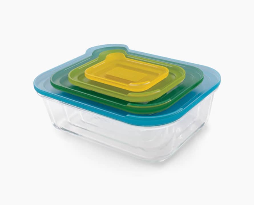 Joseph Joseph - Nest Glass Food Storage Set - Multicolour