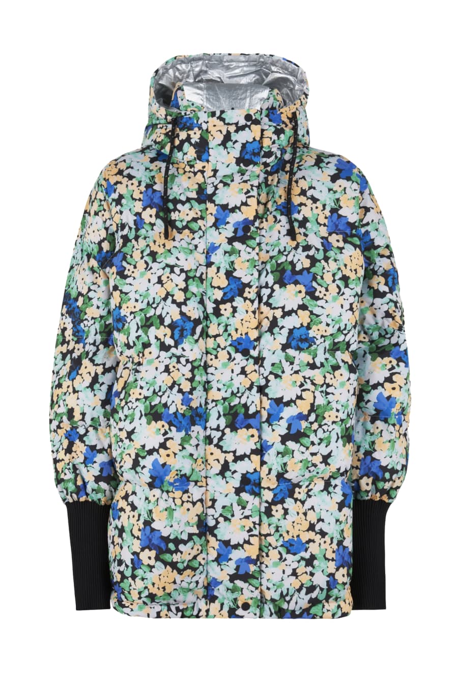 Stine Goya Elaina Puffer Jacket - Floral Pointillism
