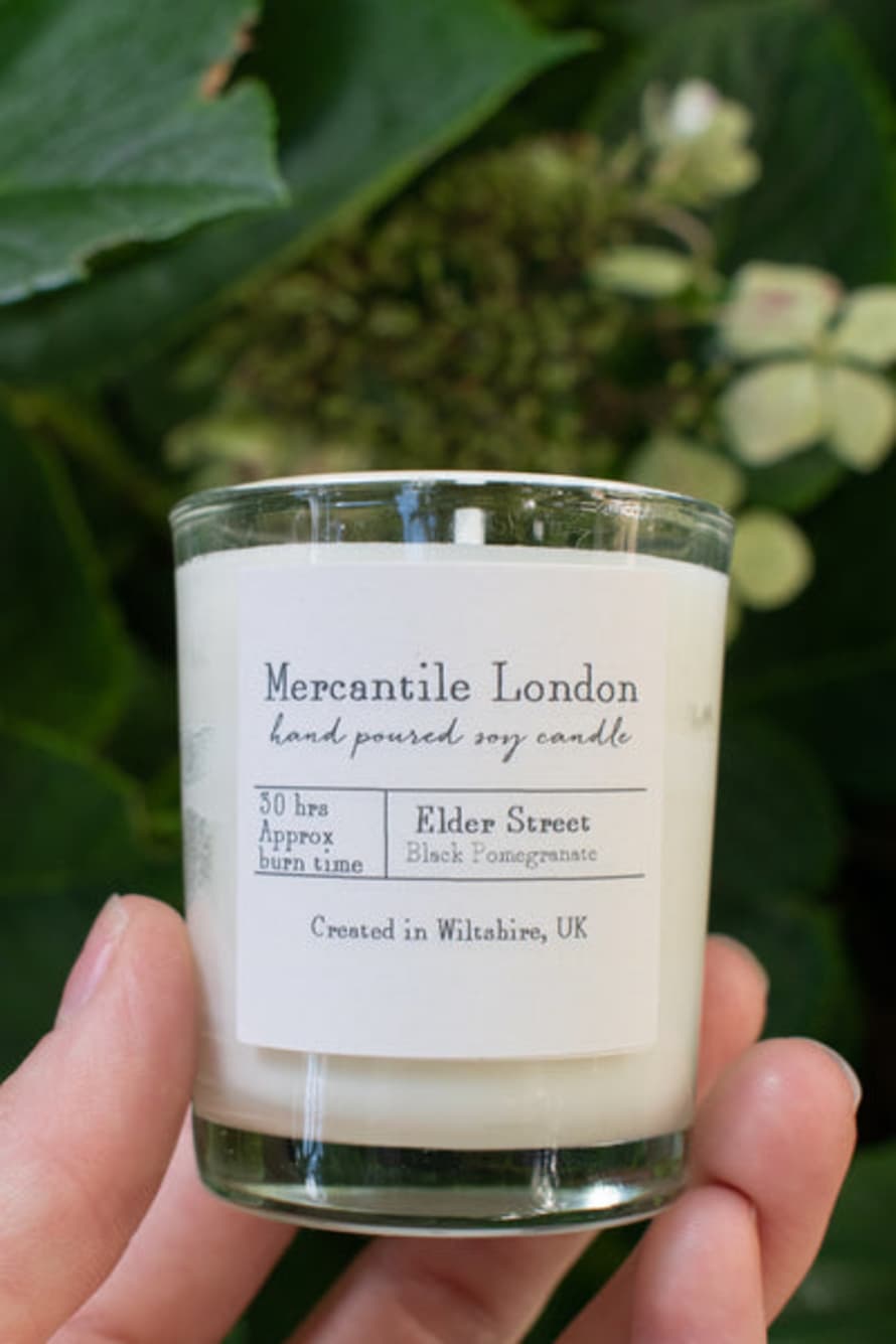The Mercantile London Mercantile London Elder Street Black Pomegranate Votive Candle
