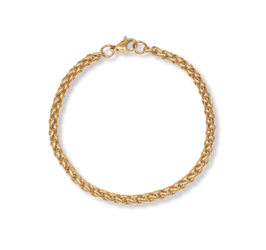 Julia Davey Weave Gold Bracelet By Weathered Penny